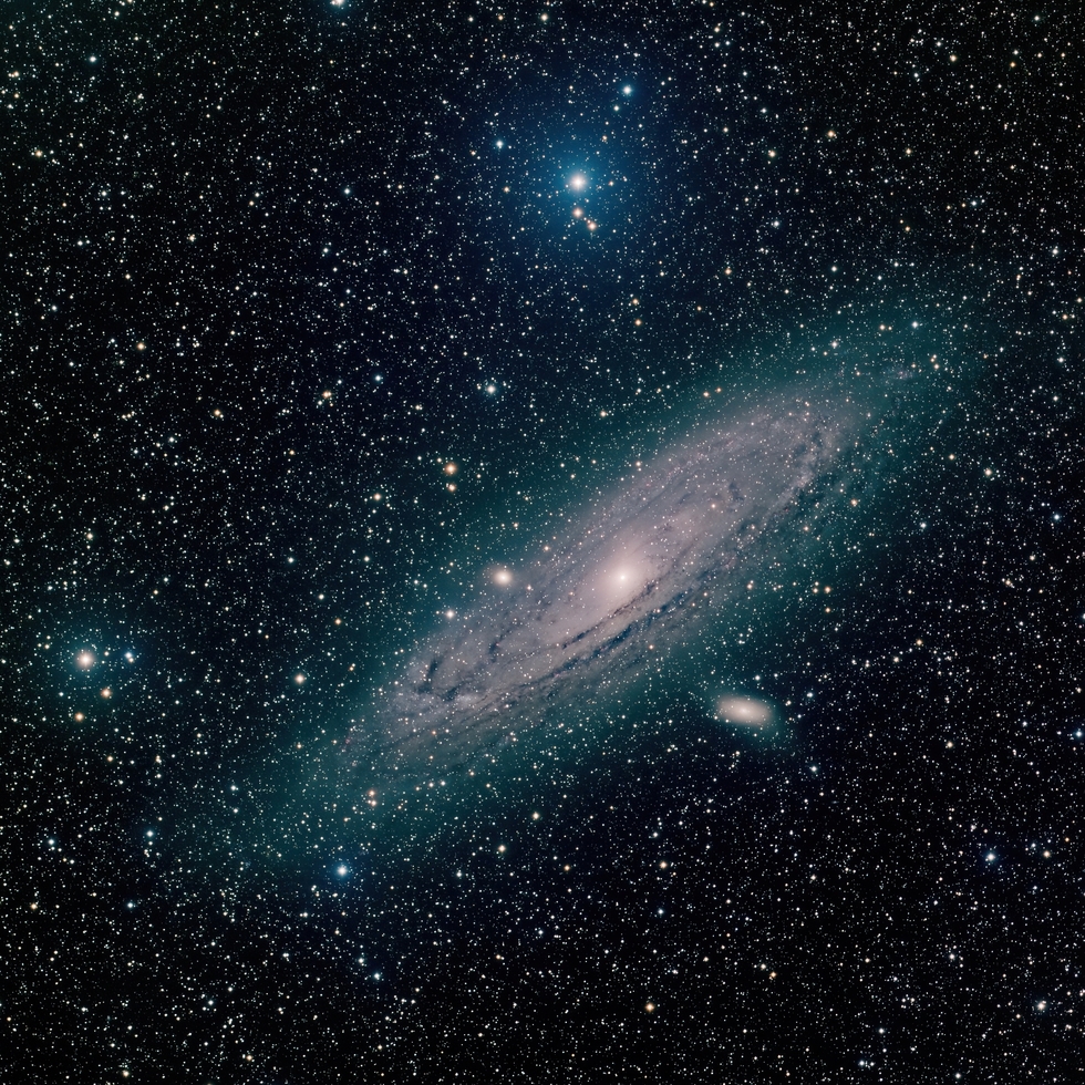 M31 Andromeda Galaxy Telescope Live